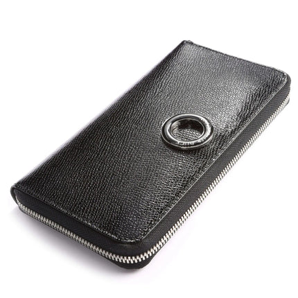 Portafogli Donna Lungo con Zip Pelle Nero FZP61 MELLOW LEATHER BLACK Mandarina Duck 