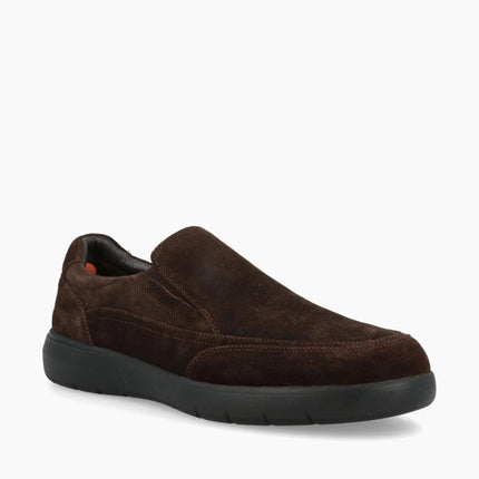 Impronte Mocassini Slip On Chelsea Uomo in Camoscio Marrone STUCKY SLIP ON DARK BROWN Impronte 