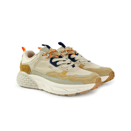 Jeep Sneakers Uomo Camoscio Multicolor Sabbia GROOVE U SAND Jeep Footwear 
