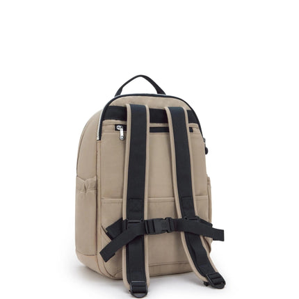 Kipling Zaino Porta Computer 15 Pollici Soft Taupe - MARIO SPATARELLA
