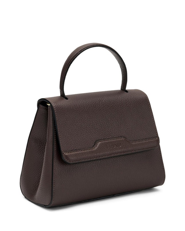 Borse Donna Frau a Mano con Tracolla in Pelle Cioccolato B819 CREEK CHOCO Frau 