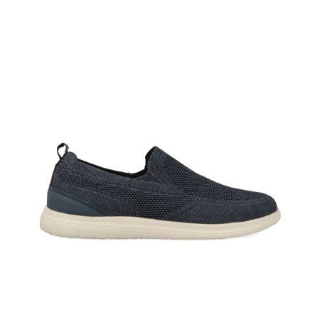 Jeep Mocassino Uomo Slip On in Tessuto Blu KAROO SLIP ON NAVY Jeep Footwear 