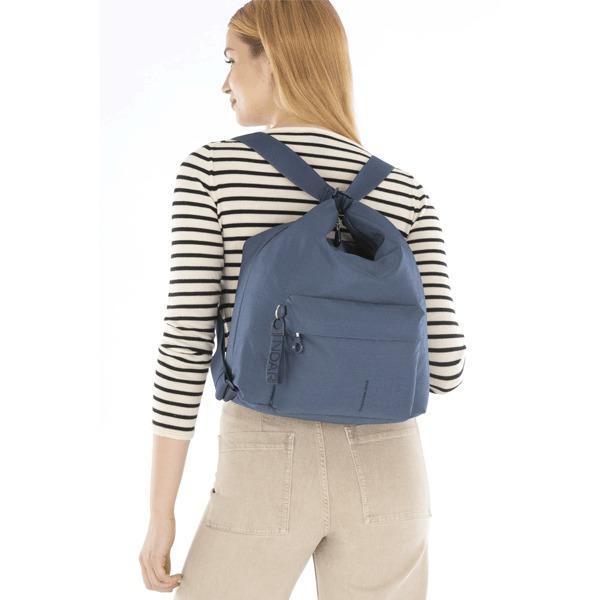 Mandarina Duck Borsa Convertibile Zaino Tessuto Deep Blue - MARIO SPATARELLA