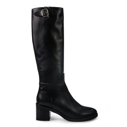 Gianni Crasto Stivale Donna in Pelle Nera con Tacco Medio 2559G BLACK Gianni Crasto 