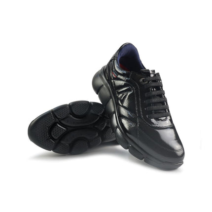 Callaghan Sneakers Donna in Vernice Nero 64700 BALLOON BLACK Callaghan 