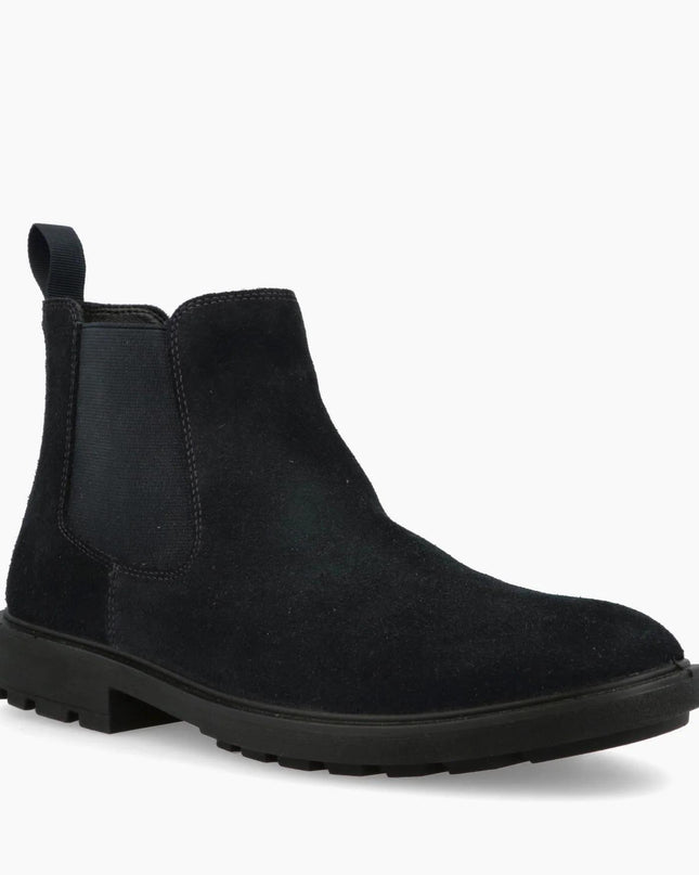 Impronte Stivaletti Chelsea Zip Uomo in Camoscio Blu - MARIO SPATARELLA