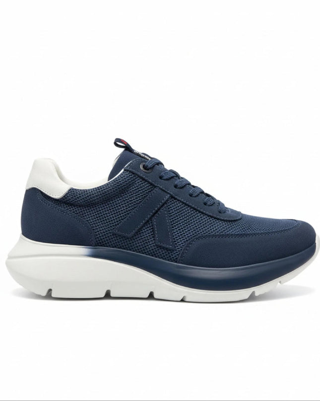Callaghan Sneakers Algoritmo Uomo in Camoscio e Tessuto Blu 61205 ALGORITMO OCEAN Callaghan 