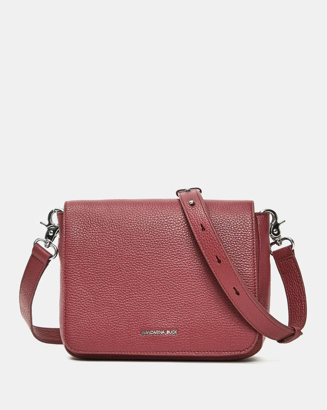 Mandarina Duck Borsa in Pelle Grape con Patta e Tracolla - MARIO SPATARELLA
