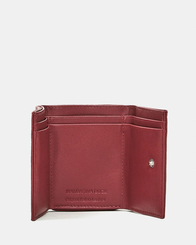 Mandarina Duck Portafogli Donna Pelle Grape Portamonete FZP76 MELLOW LEATHER GRAPE Mandarina Duck 
