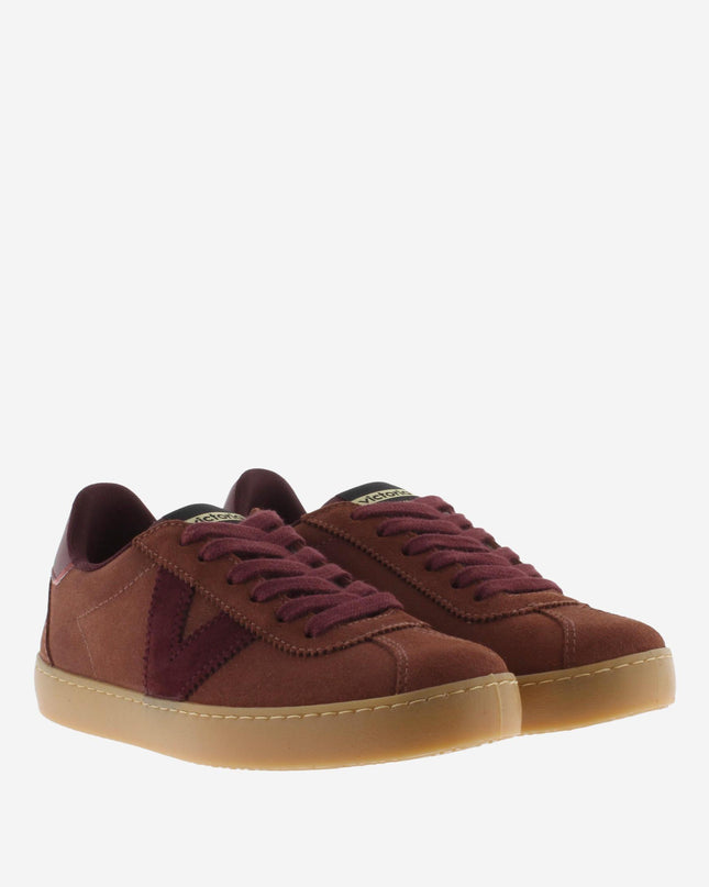 Sneakers Victoria Donna Bassa in Camoscio Terra 1126221 BERLIN TERRA Victoria 