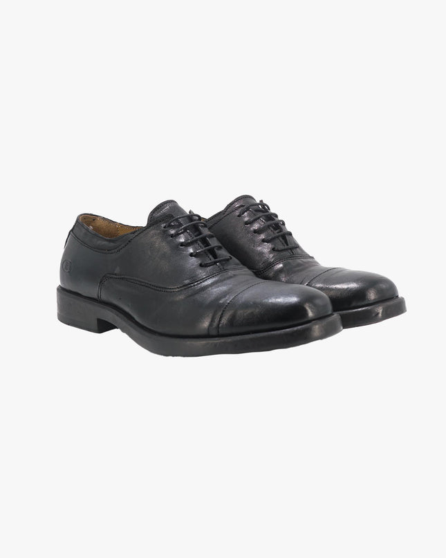 Stringate Uomo in Pelle Nera GOR20 NERO Rogal's 