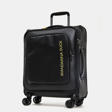 Trolley Bagaglio a Mano Softy Nero 4 Ruote OSV01 ECO COATED BLACK Mandarina Duck 