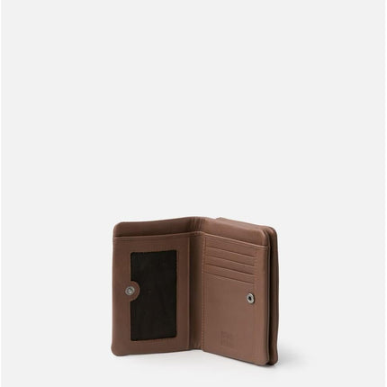 Biba Portafogli Donna con Portamonete in Pelle Taupe Light Brown - MARIO SPATARELLA