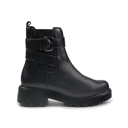 Callaghan Stivaletti Donna con Fibbia in Pelle Nero 32917 ISASA BLACK Callaghan 