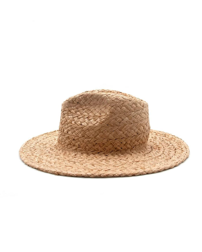 Cappello Fedora Unisex in Rafia Naturale FEDORA THE NORTH RAFIA RAFIA NINETOWEAR 