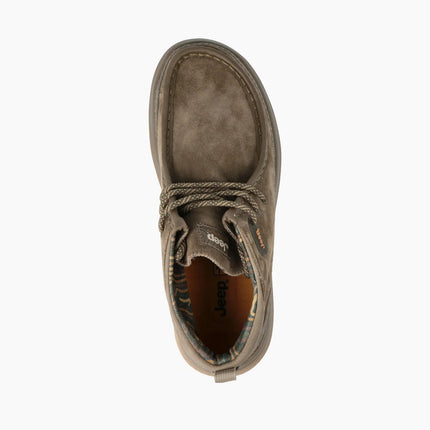 Jeep Stivaletti Polacchine Uomo in Camoscio Taupe KAUAI WALLABEE MID SUEDE TAUPE Jeep Footwear 