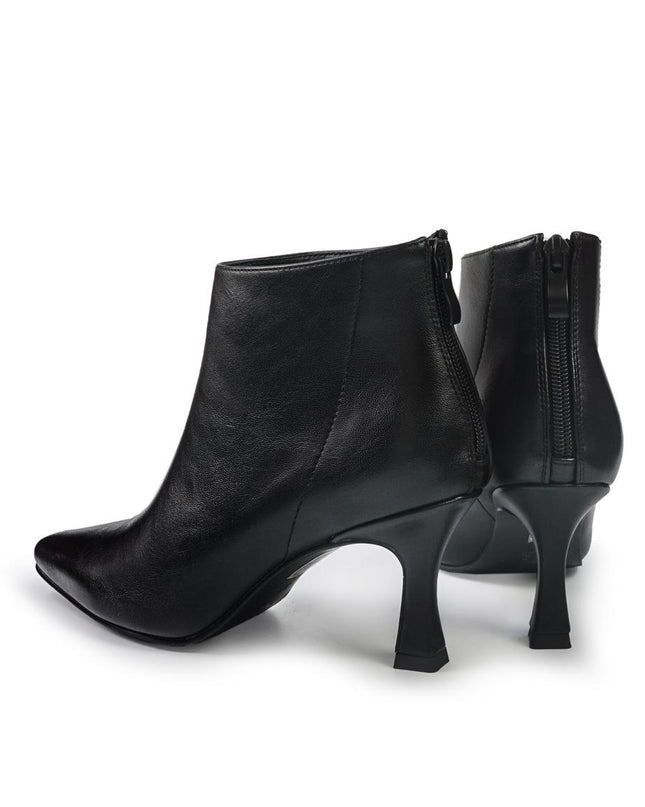 Exe Stivaletti Donna con Zip al Tallone in Ecopelle Nero K1103 BLACK Exe 
