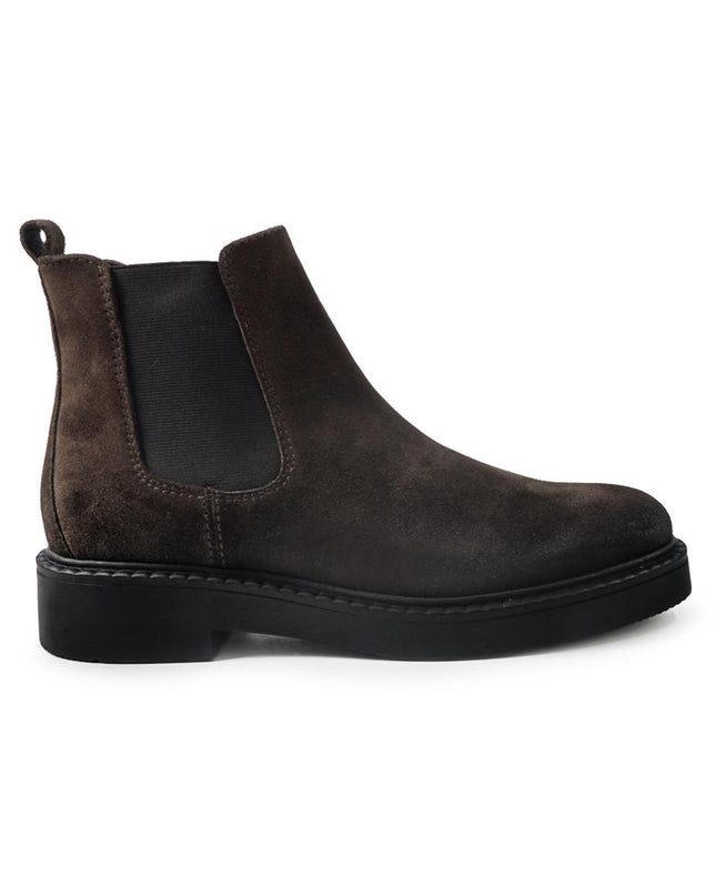 Vueva Stivaletti Chelsea Uomo in Camoscio Testa di Moro MH588H07 BARCLAY BROWN Vueva 