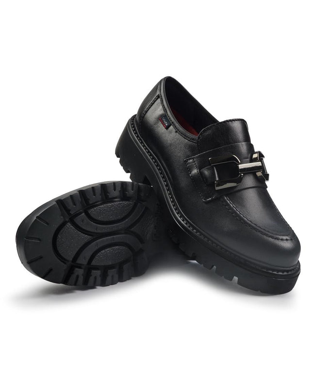 Callaghan Mocassini Donna con Morsetto in Pelle Nero - MARIO SPATARELLA