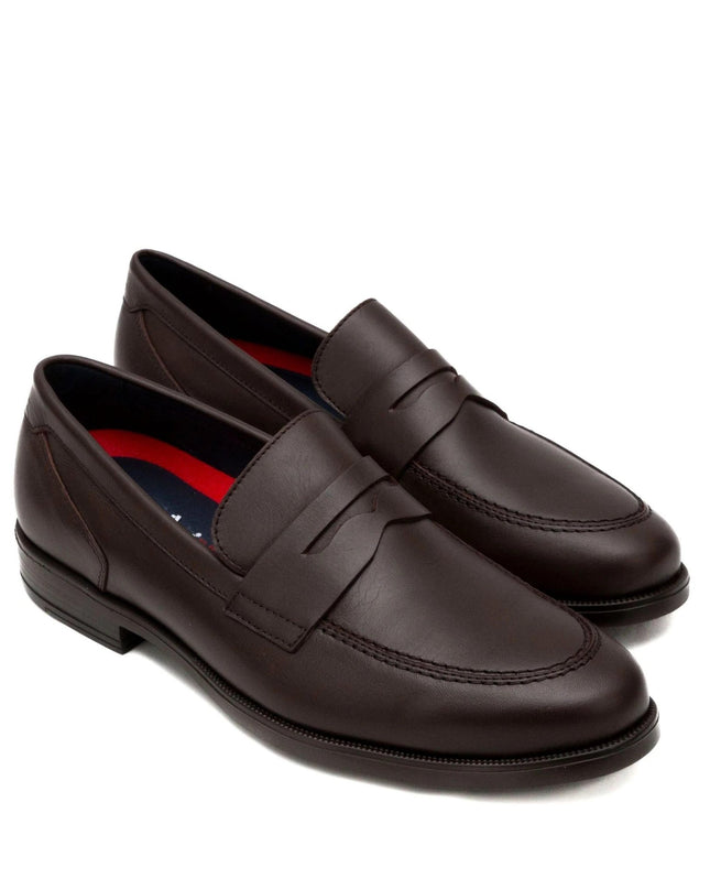 Callaghan Adaptaction Mocassino College Uomo in Pelle Marrone - MARIO SPATARELLA