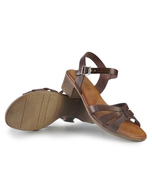 Sandali con Tacco in Pelle Moro 2726 MORO Clanto 