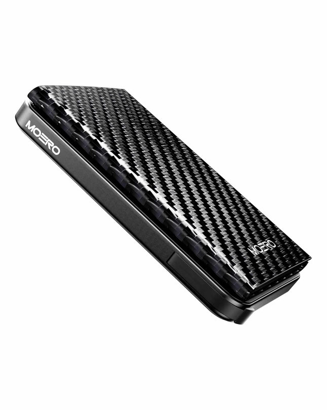 Moero M2 Pro Plus Carbon Black Portafoglio Slim M2 PRO PLUS CARBON BLACK CARD BLACK Moero 