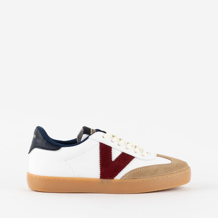 Victoria Sneakers Donna Bassa Pelle Bianco Multi 1126217 BERLIN MARINO Victoria 