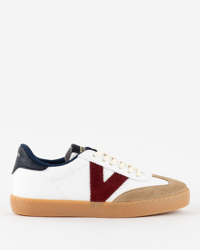Victoria Sneakers Donna Bassa Pelle Bianco Multi 1126217 BERLIN MARINO Victoria 