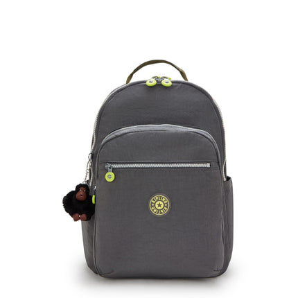 Kipling Zaino Porta Computer 15 Pollici Grigio SEOUL LAP BACK TO GREY Kipling 