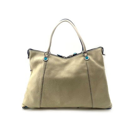 Gabs Borsa Donna Shopper Trasformabile in Pelle Lino Panna - MARIO SPATARELLA
