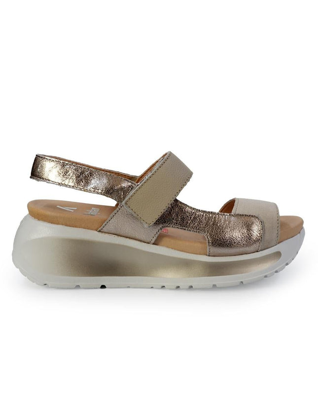 Callaghan Sandali Donna con Velcro in Camoscio Avorio 35204 BERTA MARFIL Callaghan 