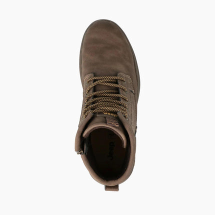 Jeep Anfibi Uomo in Pelle Marrone TUAREG BOOT DARK BROWN Jeep Footwear 