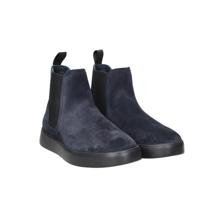 Stivaletti Frau Chelsea Uomo in Camoscio Blu - MARIO SPATARELLA
