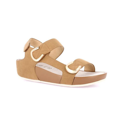 Grunland Sandali Donna con Velcro Cuoio SA1057 DIRA TAN Grunland 