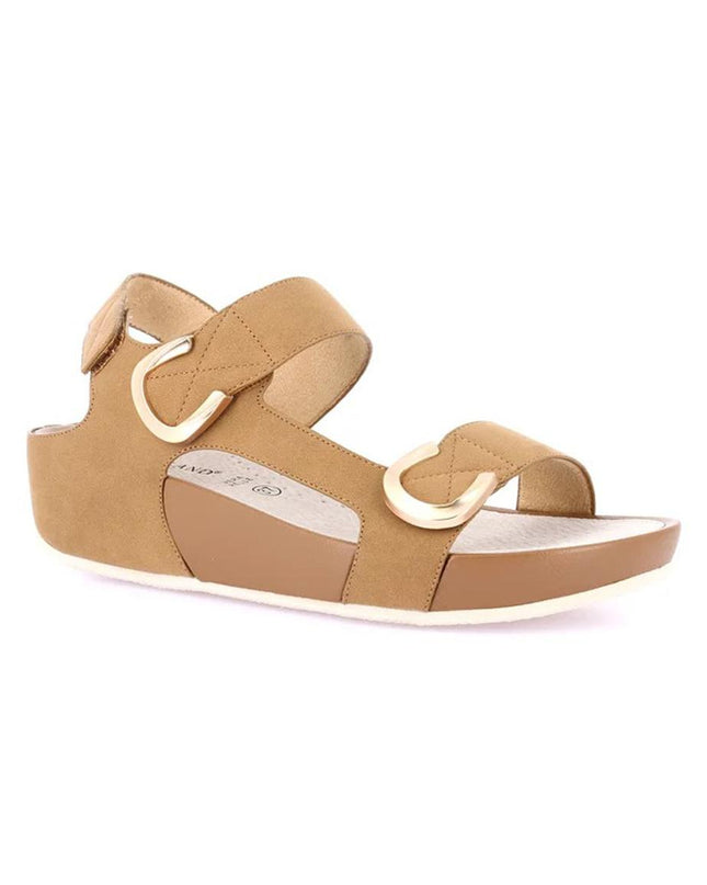 Grunland Sandali Donna con Velcro Cuoio SA1057 DIRA TAN Grunland 