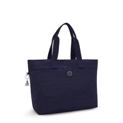 Kipling Borsa Lavoro Shopper Laptop in Tessuto Notturno Blu - MARIO SPATARELLA