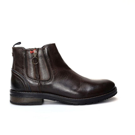 Stivaletti Chealsea Uomo Pelle Moro BOOGIE CHELSEA MORO Wrangler 