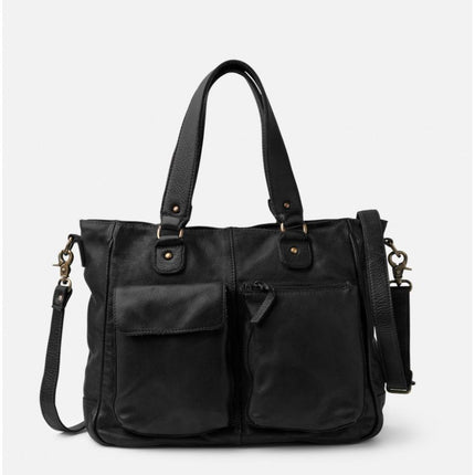 Biba Borsa Organizer con Tracolla in Pelle Nera - MARIO SPATARELLA