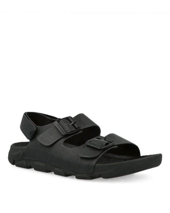 Jeep Sandali Trekking Outdoor Uomo in Ecopelle Nero - MARIO SPATARELLA