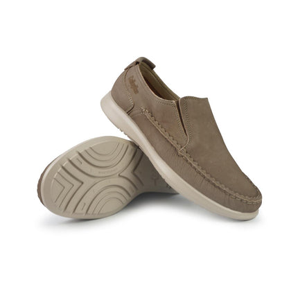 Callaghan Mocassini Uomo Slipon in Pelle Taupe 62201 KIOWA TAUPE Callaghan 
