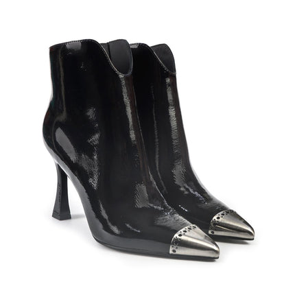 Stivaletti Bruno Premi a Punta in Vernice Nero BM6402 BLACK Bruno Premi 