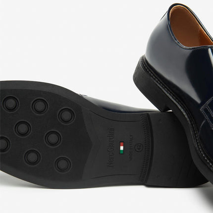 Nero Giardini Francesina Stringata Derby Uomo in Pelle Blu I500601U BLU 200 Nero Giardini 