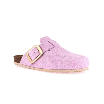 Grunland Pantotole Ciabatte Donna in Feltro Malva - MARIO SPATARELLA