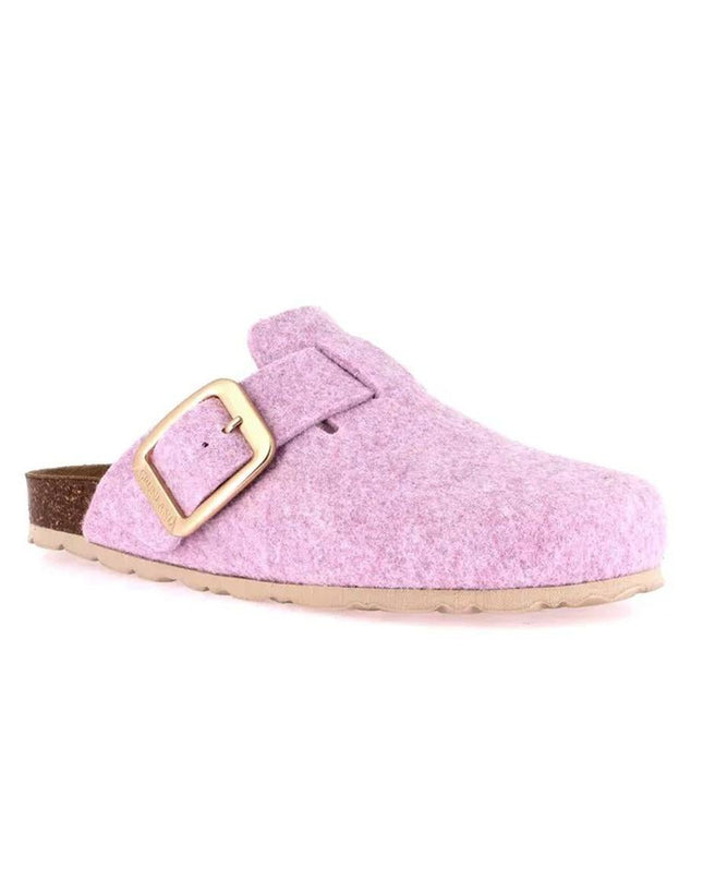 Grunland Pantotole Ciabatte Donna in Feltro Malva - MARIO SPATARELLA