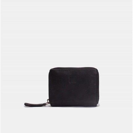 Biba Portafoglio Donna in Pelle Nera con Zip BT11 BOSTON BLACK Biba 
