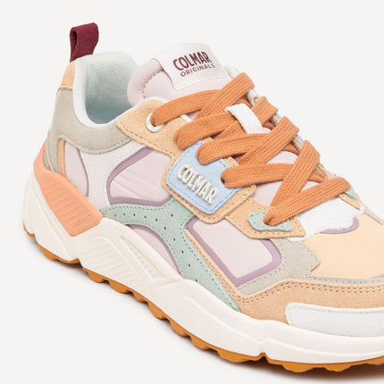 Sneakers Colmar Donna in Pelle Multicolor Rosa GARNER FUSE MULTICOLOR PINK Colmar 