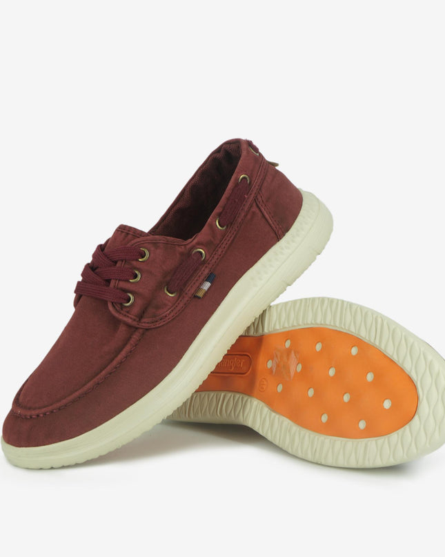 Mocassini Barca Uomo Bordò KONA BOAT BURGUNDY 090 Wrangler 