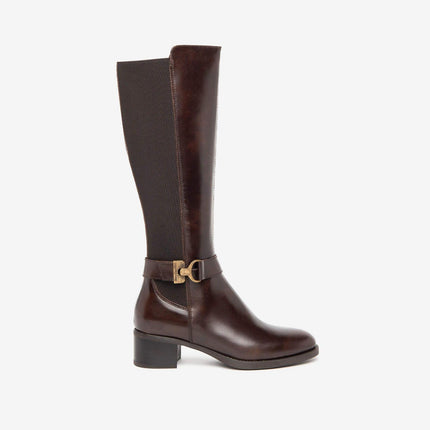 Stivali Donna Elastico Polpaccio Pelle Moro I411750D MORO 300 Nero Giardini 