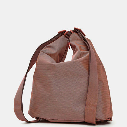 Mandarina Duck Borsa Convertibile Zaino Tessuto Noce Peca QMT09 MD20 PECAN NUT Mandarina Duck 