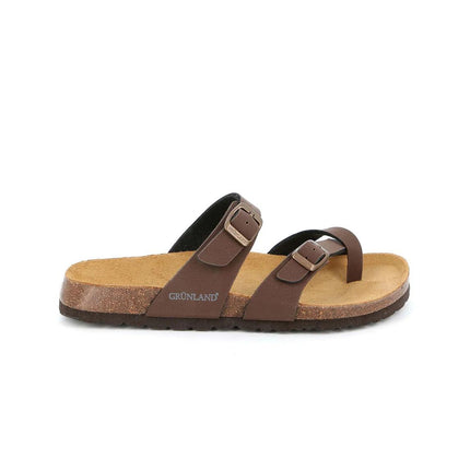 Grunland Sandali Infradito Plantare Sughero Mogano CB1561 BOBO MOGANO Grunland 